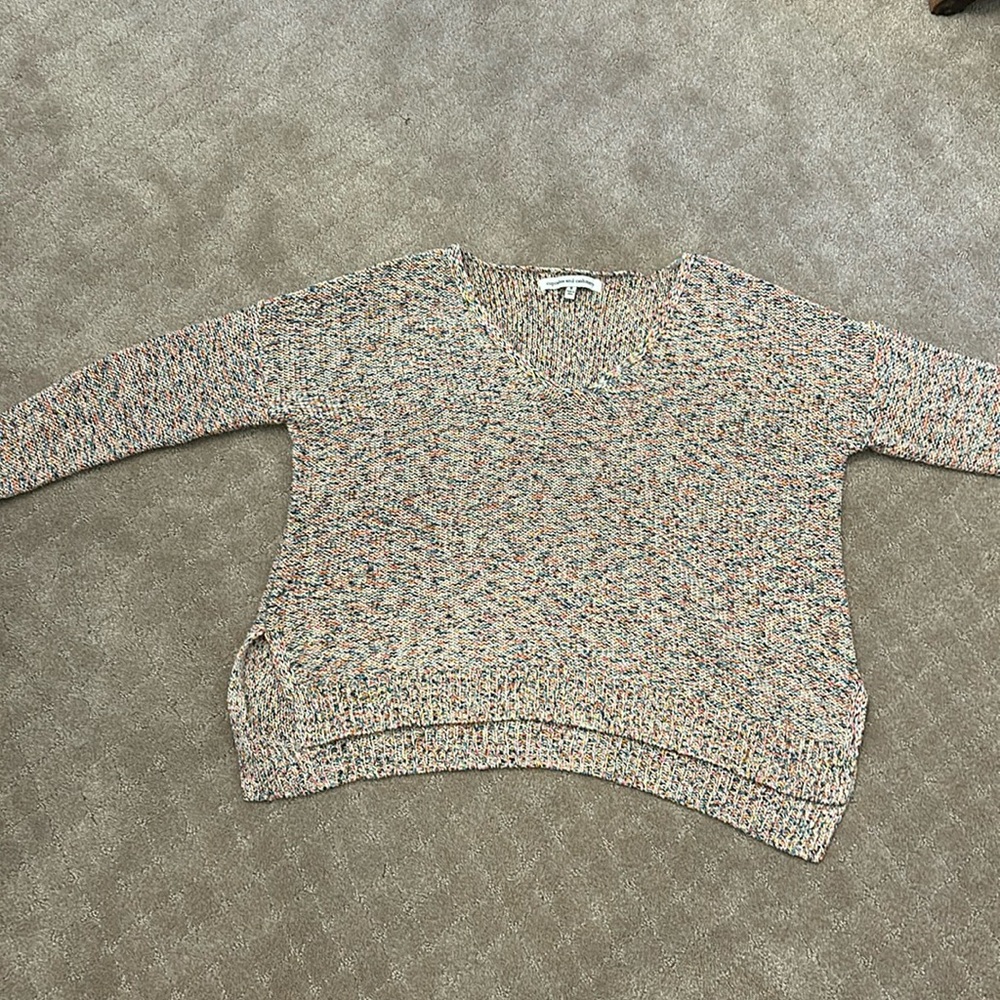 Cupcakes and Cashmere multicolor sweater size small